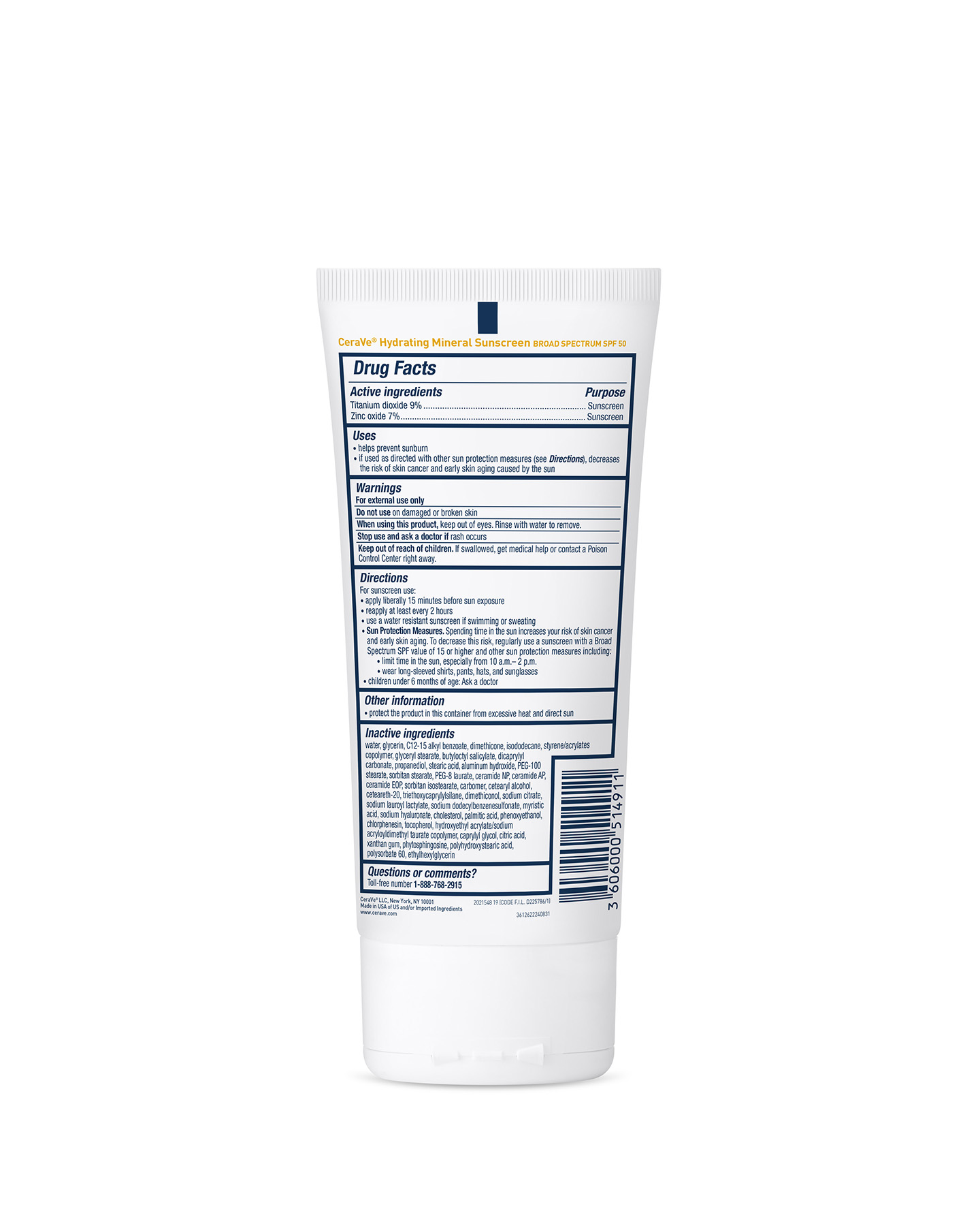 Hydrating Mineral Sunscreen SPF 50 Body Lotion - Image 2